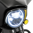 Load image into Gallery viewer, Ciro Headlight Bezel - Black 45206 - Side View