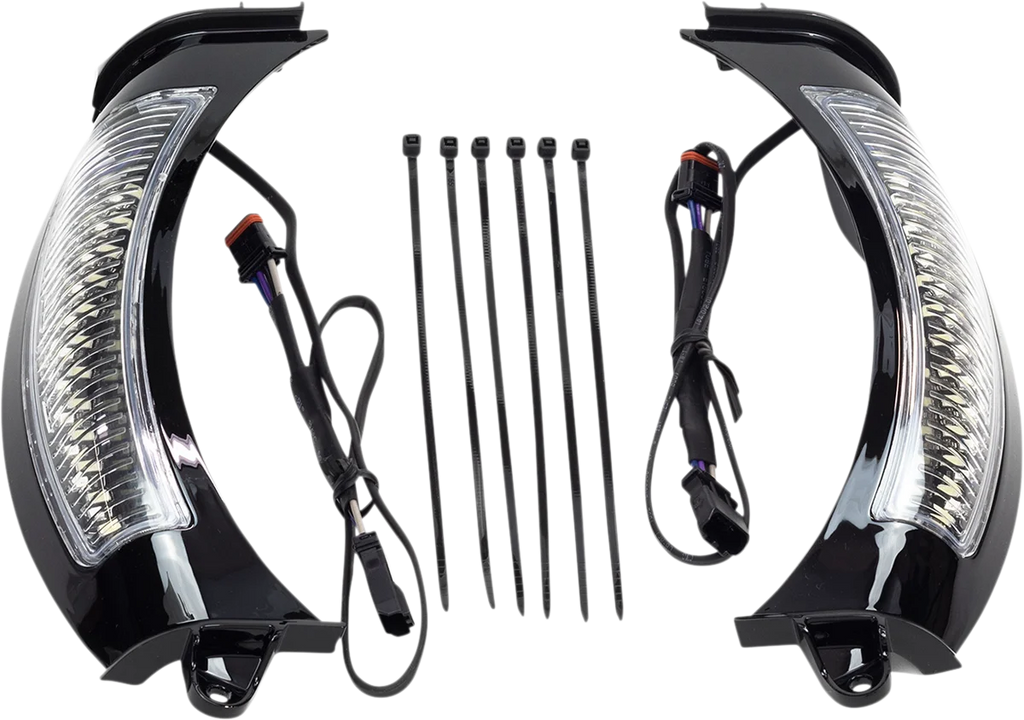 Ciro Headlight Bezel - Black 45251 - Main Product View