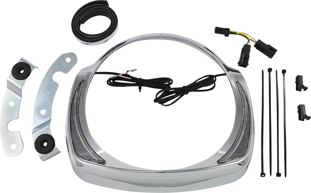 Ciro Headlight Bezel - Chrome 45200 - Main Product View