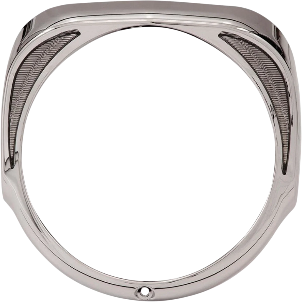 Ciro Headlight Bezel - Chrome 45200 - Side View