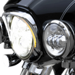 Load image into Gallery viewer, Ciro Headlight Bezel - Chrome 45205 - Back View