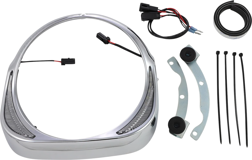 Ciro Headlight Bezel - Chrome 45210 - Main Product View