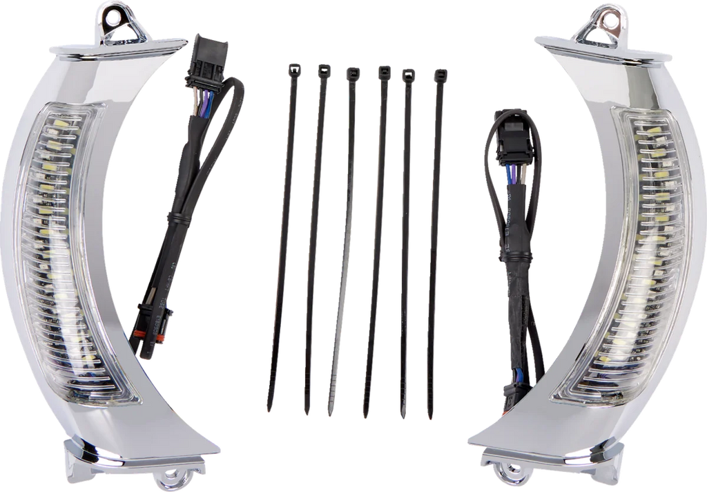 Ciro Headlight Bezel - Chrome 45250 - Main Product View
