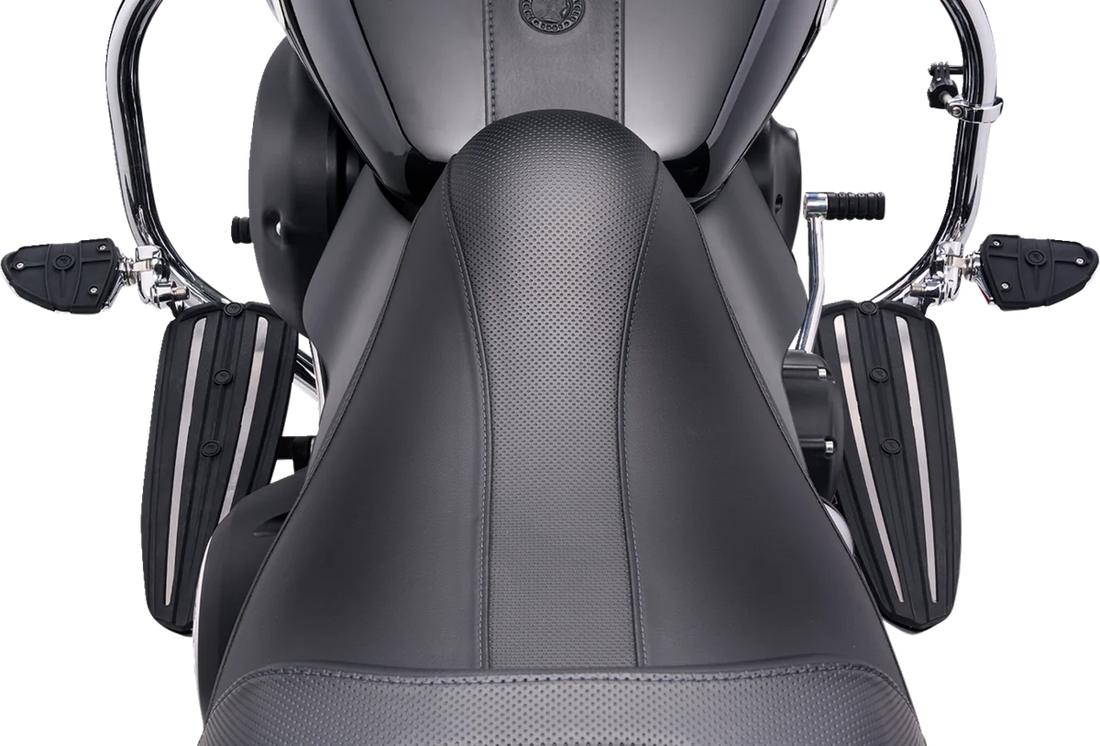 Ciro Heat Deflectors - Black - Indian 16001 - Side View