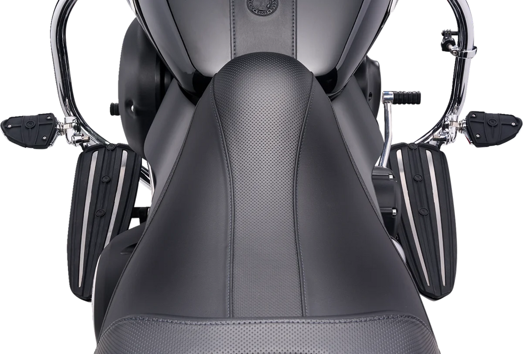 Ciro Heat Deflectors - Black - Indian 16001 - Side View