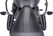 Load image into Gallery viewer, Ciro Heat Deflectors - Black - Indian 16001 - Side View