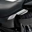 Load image into Gallery viewer, Ciro Heat Deflectors - Chrome - Indian 16000 - Side View