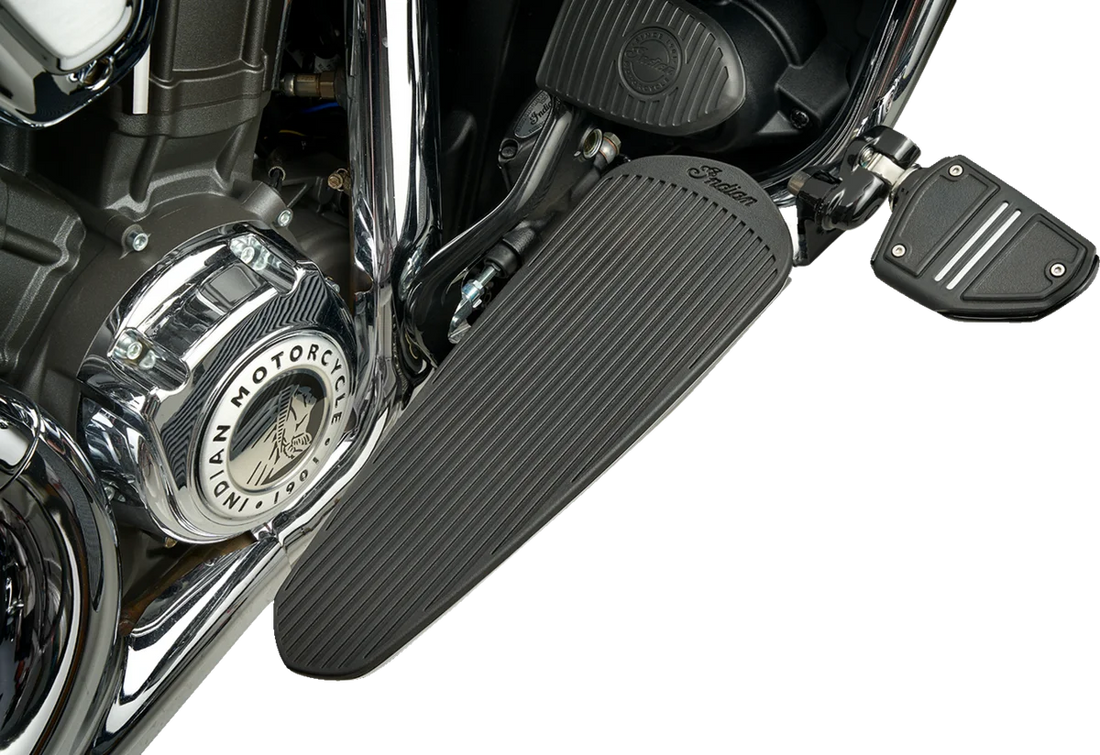 Ciro Highway Peg Mounts - Driver - Black - Indian 66201 - Back View