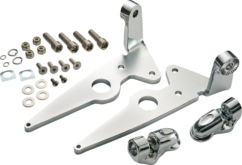 Ciro Highway Peg Mounts - Driver - Chrome - Indian 66200 - Main Product View