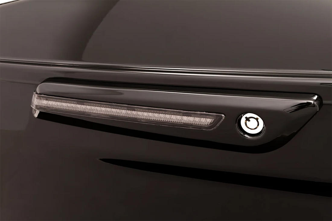 Ciro Hinge Covers - Smoke/Black 40071 - Side View