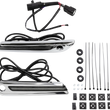 Load image into Gallery viewer, Ciro Hinge Covers - Smoke/Chrome 40070 - Main Product View