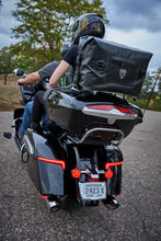 Load image into Gallery viewer, Ciro LED Bag Lights - Red Lens - Indian 46255 - Back View