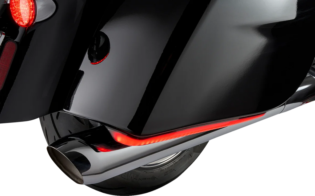 Ciro LED Bag Lights - Smoke Lens - Indian 46155 - Side View