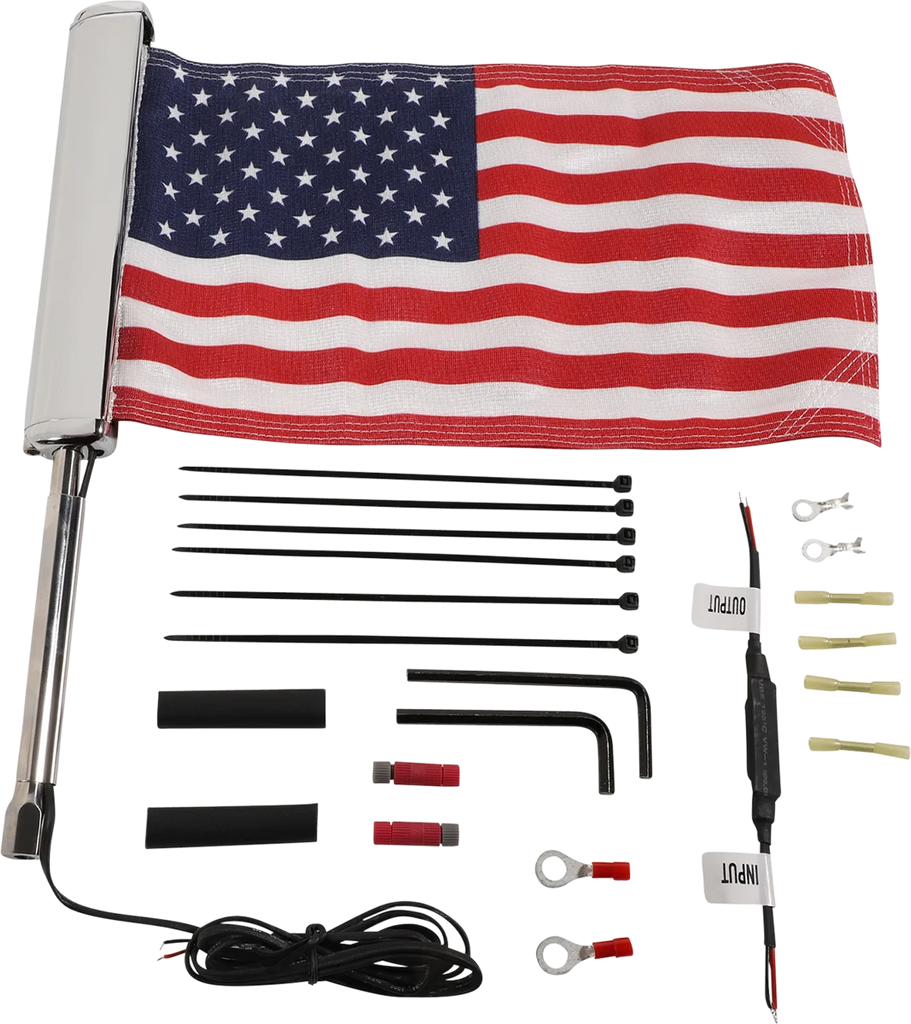 Ciro LED Flagpole - U.S. Flag 70600 - Main Product View