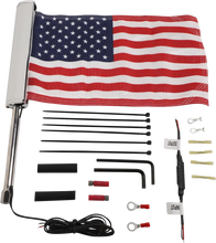 Load image into Gallery viewer, Ciro LED Flagpole - U.S. Flag 70600 - Main Product View