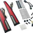 Load image into Gallery viewer, Ciro LED Taillight - Red Lens - Black - Tri Glide 40086 - Main Product View