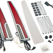Load image into Gallery viewer, Ciro LED Taillight - Red Lens - Chrome - Tri Glide 40085 - Main Product View