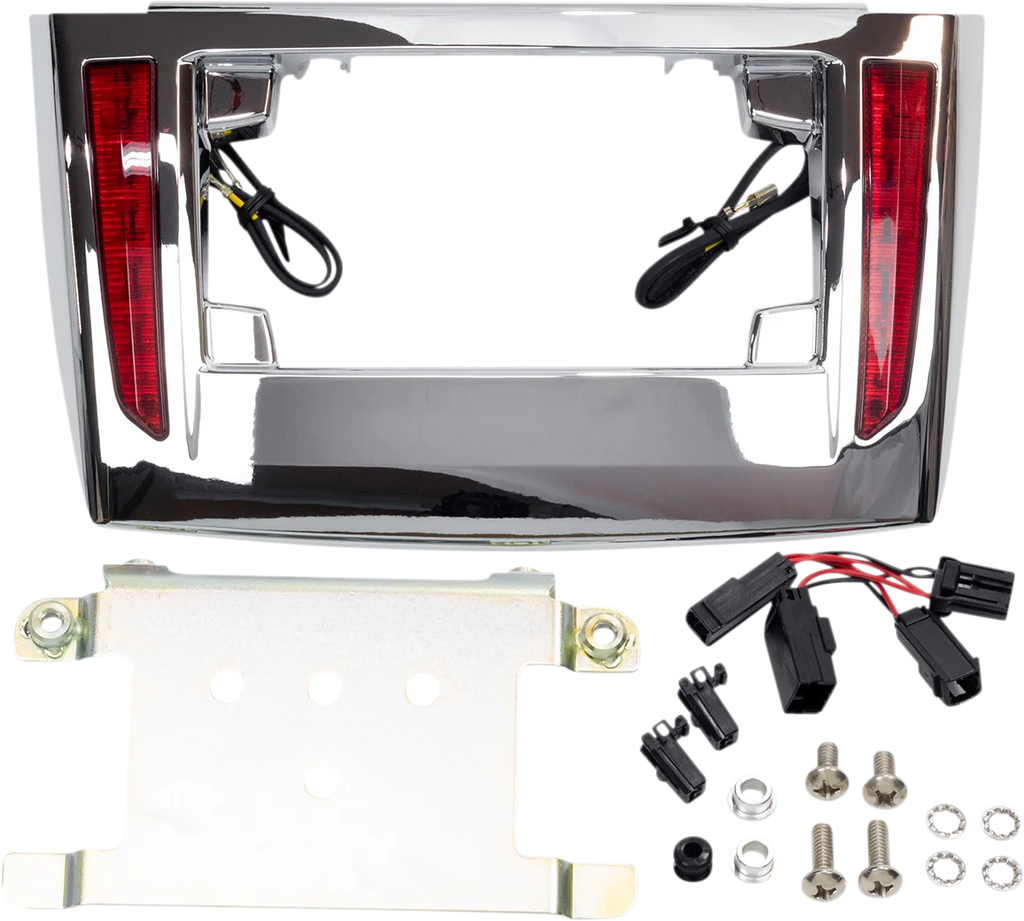 Ciro License Plate Frame - '09+ Trike - Chrome 40080 - Main Product View