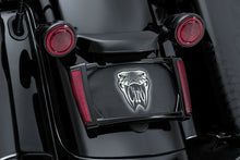 Load image into Gallery viewer, Ciro License Plate Frame - Black - Red 40302 - Back View