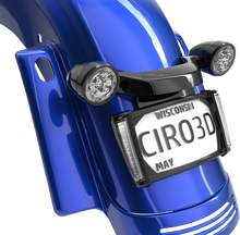 Load image into Gallery viewer, Ciro License Plate Frame - Black - Smoke 40303 - Side View
