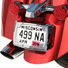 Load image into Gallery viewer, Ciro License Plate Frame - Chrome 70400 - Side View