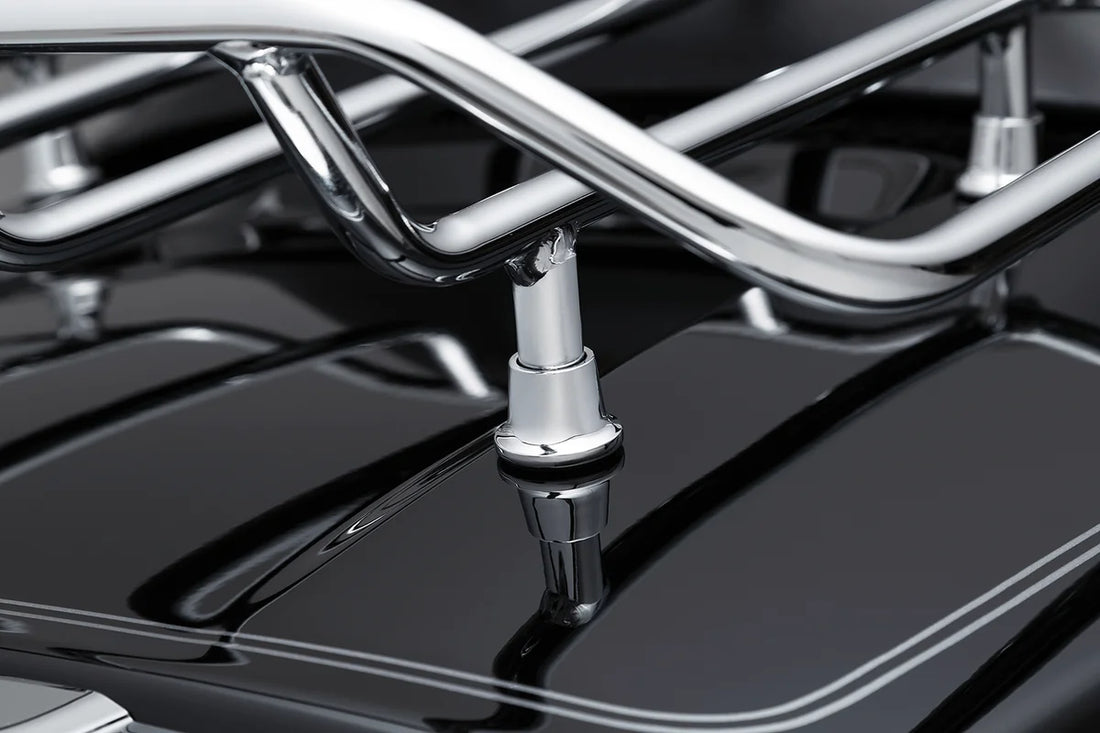 Ciro Lift Kit - Luggage Rack - Chrome 20400 - Side View