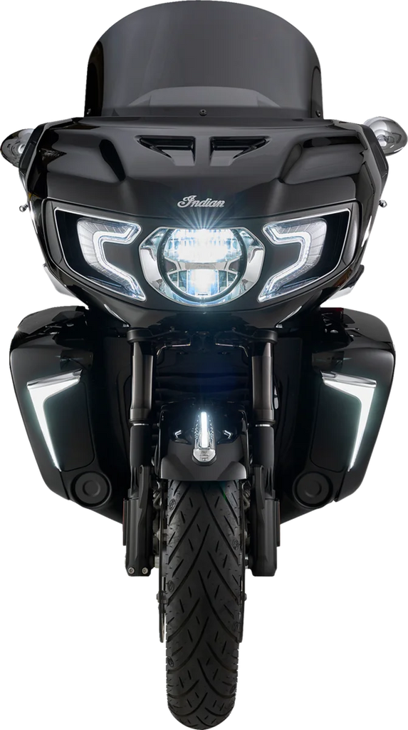 Ciro Lights - Lower Fairing - Chrome - Indian 46800 - Side View