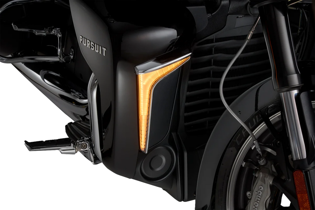 Ciro Lights - Lower Fairing - Chrome - Indian 46800 - Installation View