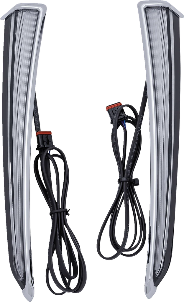 Ciro Lower Fairing Lights - Chrome 45800 - Main Product View