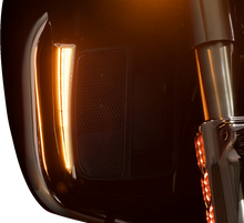 Load image into Gallery viewer, Ciro Lower Fairing Lights - Chrome 45800 - Back View