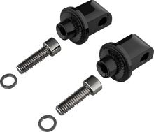 Load image into Gallery viewer, Ciro Peg Adapter - Passenger - Black - Indian 60021 - Main Product View