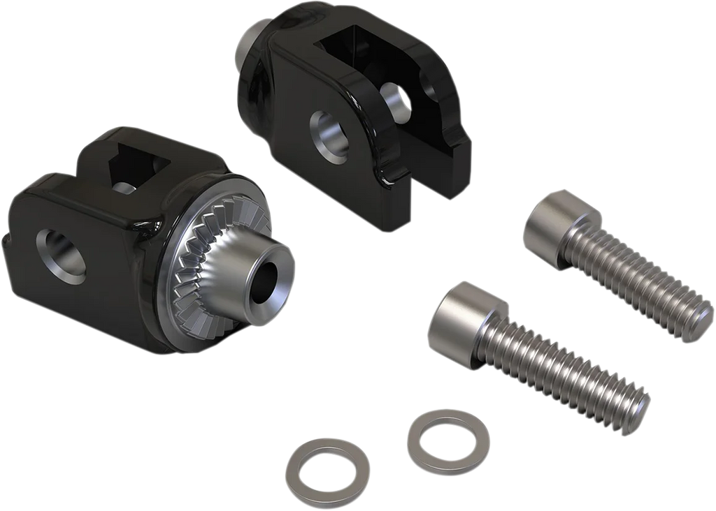 Ciro Peg Mount - Black Stainless Steel - Softail 60018 - Main Product View