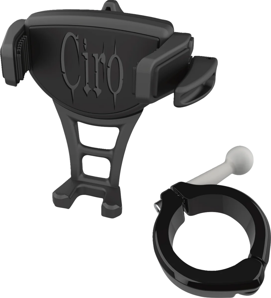Ciro Phone Holder - Constrictor - Black - Black 1-1/2" Handlebar Mount 50357 - Main Product View