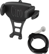 Load image into Gallery viewer, Ciro Phone Holder - Constrictor - Black - Black 1-1/2" Handlebar Mount 50357 - Main Product View