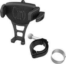 Load image into Gallery viewer, Ciro Phone Holder - Constrictor - Black - Black 1-1/8" | 1-1/4" Handlebar Mount 50355 - Main Product View
