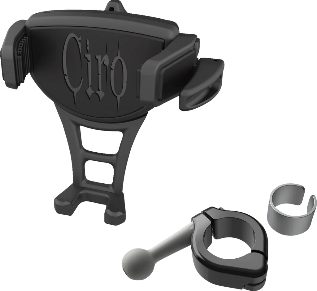 Ciro Phone Holder - Constrictor - Black - Black 7/8" | 1" Handlebar Mount 50353 - Main Product View
