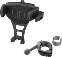 Load image into Gallery viewer, Ciro Phone Holder - Constrictor - Black - Black 7/8" | 1" Handlebar Mount 50353 - Main Product View