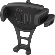 Load image into Gallery viewer, Ciro Phone Holder - Constrictor - Black - Chrome 7/8" | 1" Handlebar Mount 50352 - Side View