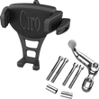 Load image into Gallery viewer, Ciro Phone Holder - Constrictor - Black - Chrome Offset Perch Mount 50350 - Main Product View