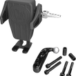 Load image into Gallery viewer, Ciro Phone Holder - Cybercharger® - Gen 2 - Black - Chrome Offset Perch Mount 55310 - Main Product View