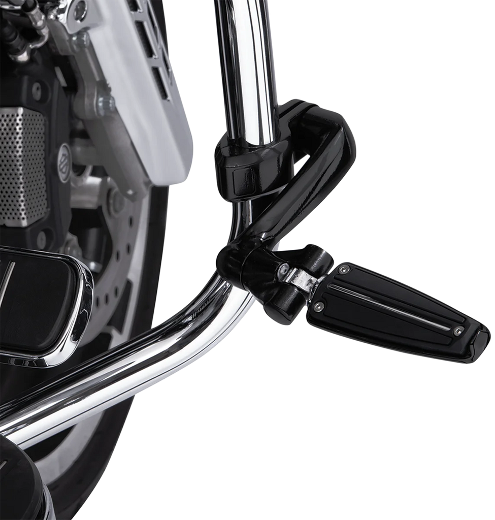 Ciro Pinless Clamp - Black - 4" Extension 60024 - Side View