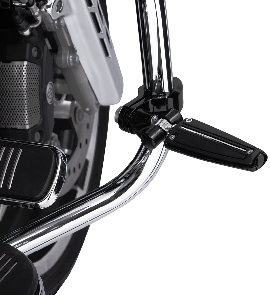 Ciro Pinless Clevis Clamp - Black 60022 - Side View