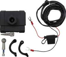 Load image into Gallery viewer, Ciro Premium Holder W/Charger - 1-1/4" Black Bar Mount 50215 - Main Product View