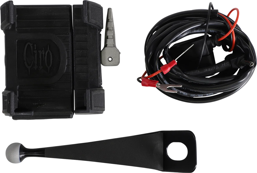Ciro Premium Holder W/Charger - '14-'20 FLHT 50217 - Main Product View