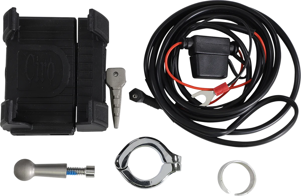 Ciro Premium Holder W/Charger - Chrome Mount 50212 - Main Product View
