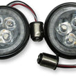 Load image into Gallery viewer, Ciro Rear Signal Light Inserts - Black - Red Lens 45421 - Main Product View