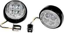 Load image into Gallery viewer, Ciro Rear Signal Light Inserts - Black - Red Lens 45421 - Back View