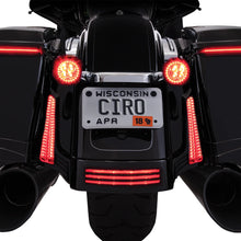 Load image into Gallery viewer, Ciro Rear Signal Light Inserts - Chrome - Red Lens 45401 - Side View