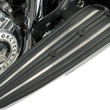 Load image into Gallery viewer, Ciro RydeCulture™ Charles Chapa Floorboard Inserts - Black w/ Stainless Steel Accents - Indian 6R004 - Main Product View