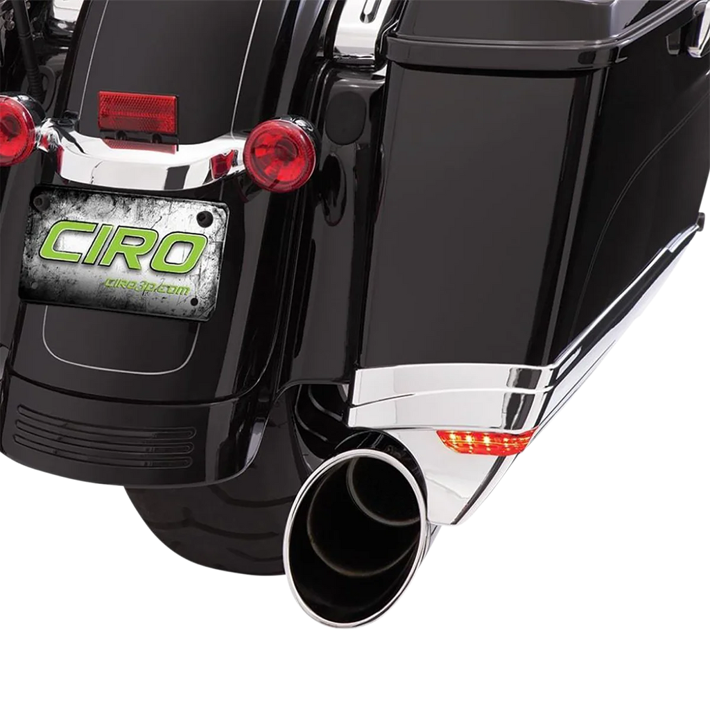 Ciro Saddlebag Extensions - '14-'21 - Chrome 40110 - Main Product View